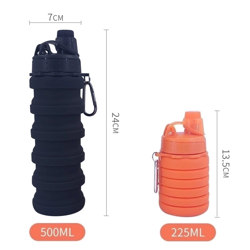 Trendy Solid Color Silicone Water Bottles | Drinkware & Hydration Accessories