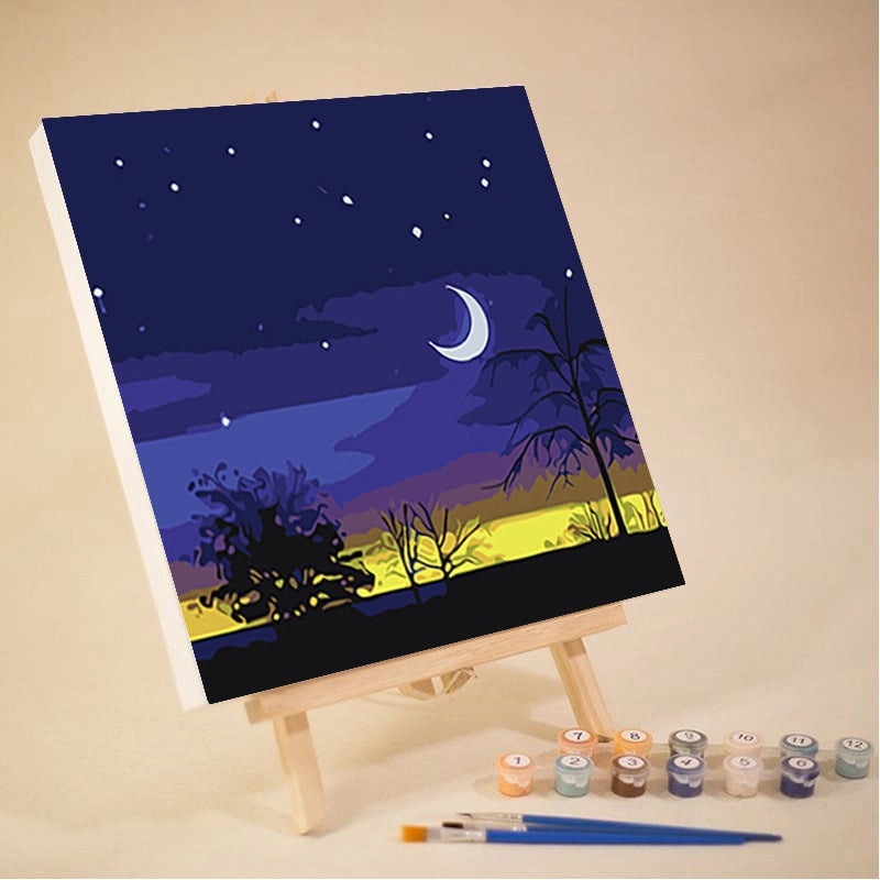 10-12 Color High Quality Pigment Set for DIY Digital Oil Painting Landscape | Painting Supplies