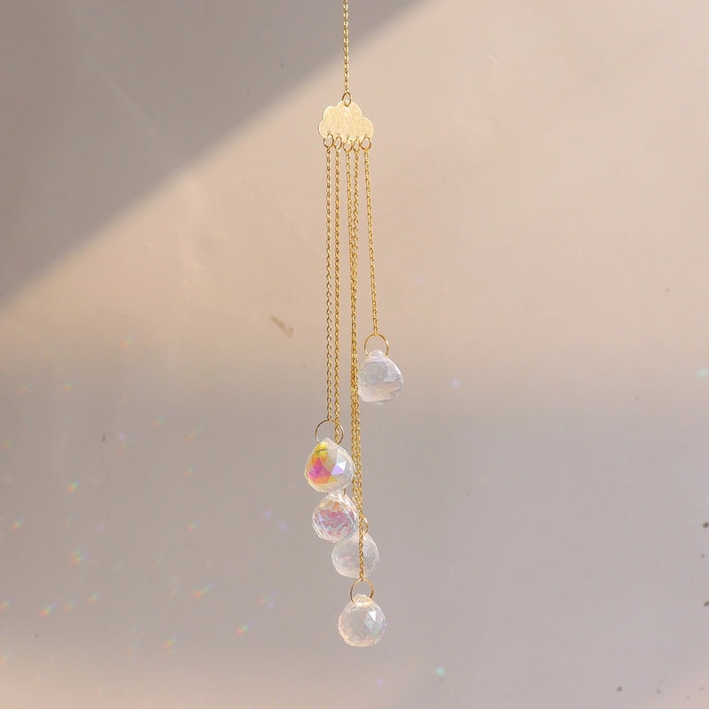 Golden Cloud Wind Chime Pendant | Home Decor Accessories