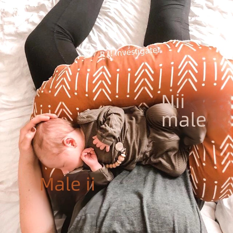 Elastic U-Shaped Nursing Pillow Cover Detachable Autumn Winter Pregnant Breastfeeding Pillowcase|Maternity & Nursing Accessories