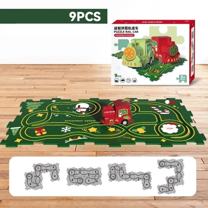 Christmas Tree and Snowman Puzzle Toys | Holiday Decorations