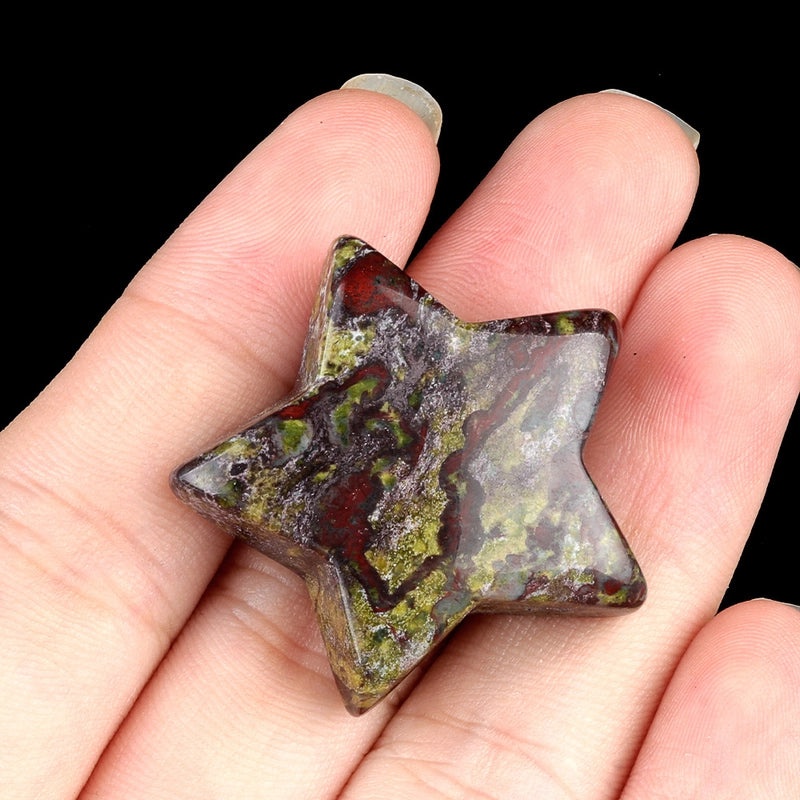 Natural Crystal Agate Star-Shaped Bead Pendant | Jewelry Accessories