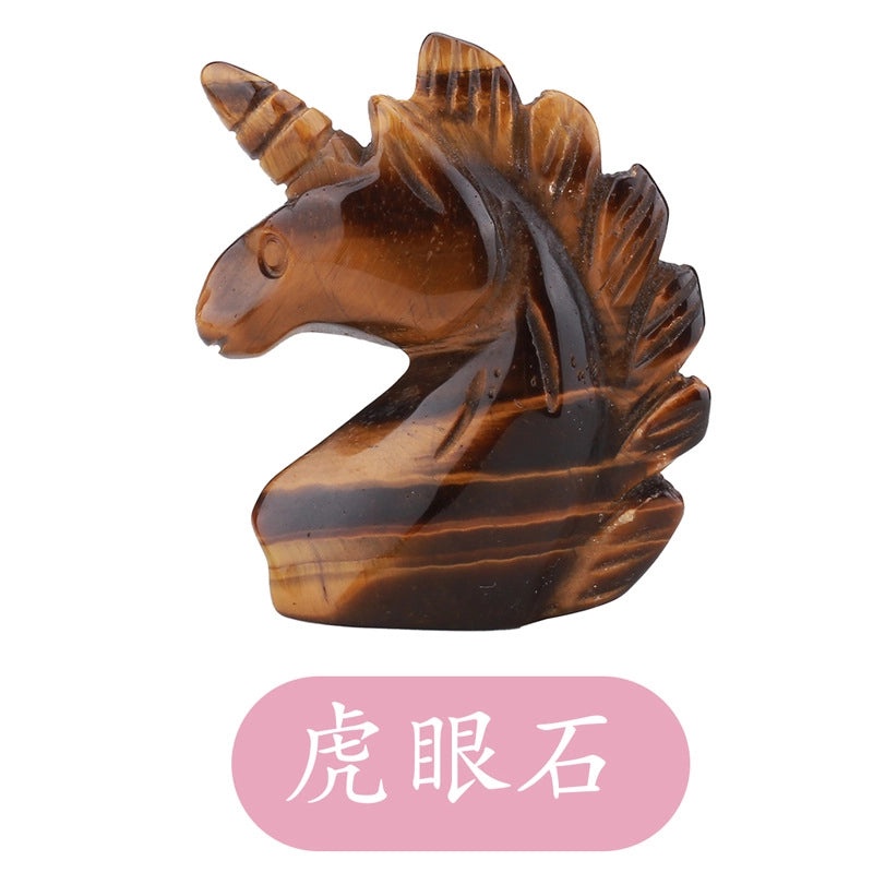 Elegant Minimalist Horse Gem Crystal Ornament for Home Decor|Home Decor Ornaments