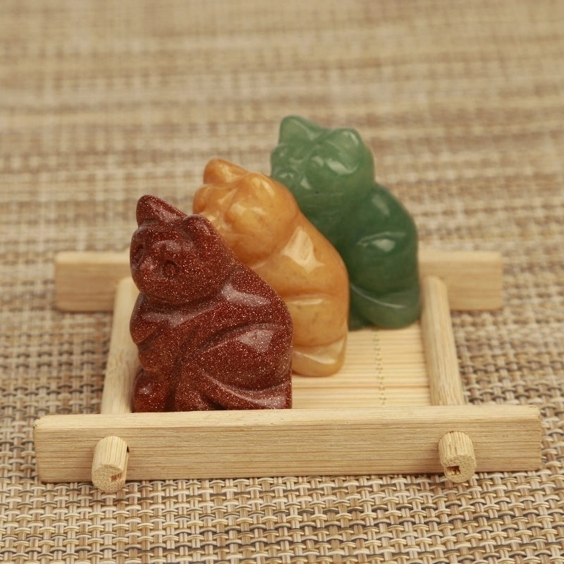 Minimalist Cat Gem Pendant Charming Artificial Jewelry|Fashion Accessories