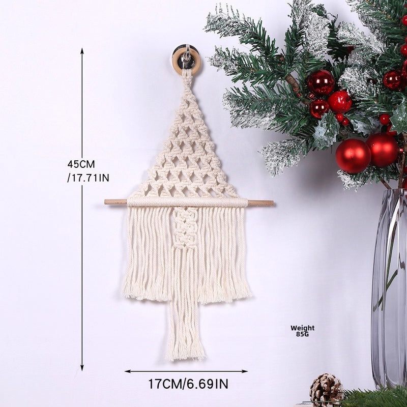 Nordic Hand-Woven Wind Chime Pendant for Door or Car Holiday Christmas Ornament Gift|Home Decor & Accessories