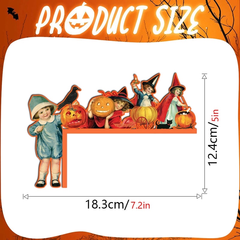 Halloween Pumpkin Wood Hanging Decoration for Fall | Seasonal Home Decor