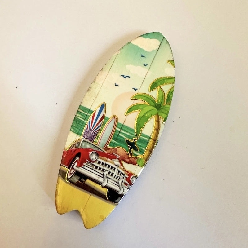 Hawaiian Tropical Art Resin Fridge Magnet | Home Decor & Kitchen Accessories