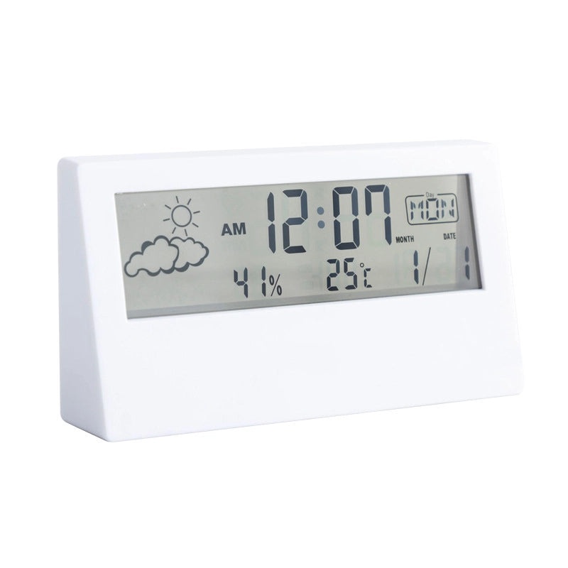 Creative Student Mini Electronic Alarm Clock with Temperature & Humidity Display | Bedroom Clocks