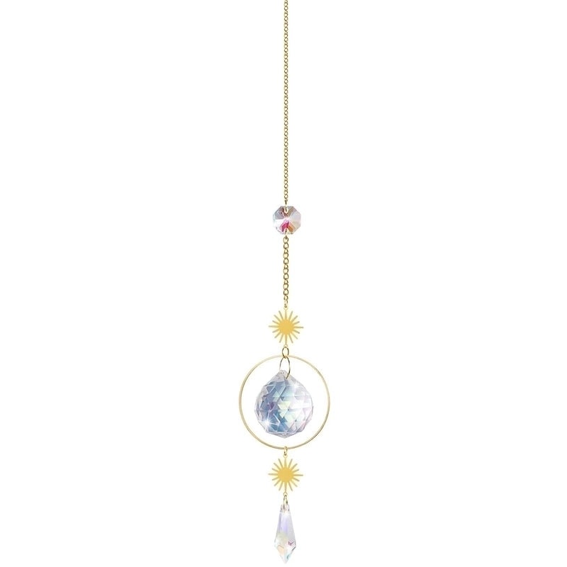 Moon Crystal Suncatcher Wind Chime for Home Decor | Home Decor & Wall Art