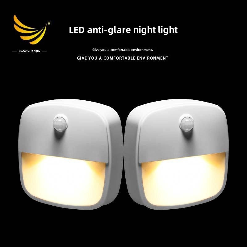 Mini Human Body Sensor Night Light LED Rechargeable Eye Protection Smart Dormitory Lamp|Home Lighting