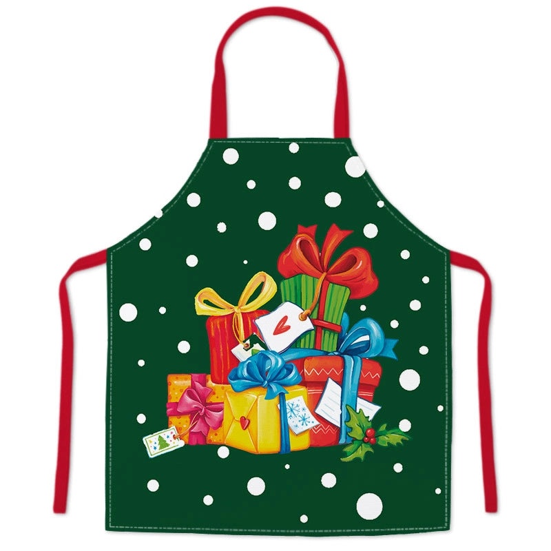 Christmas Minimalist Classic Christmas Tree Polyester Apron for Cooking 1 Piece | Kitchen & Dining Accessories