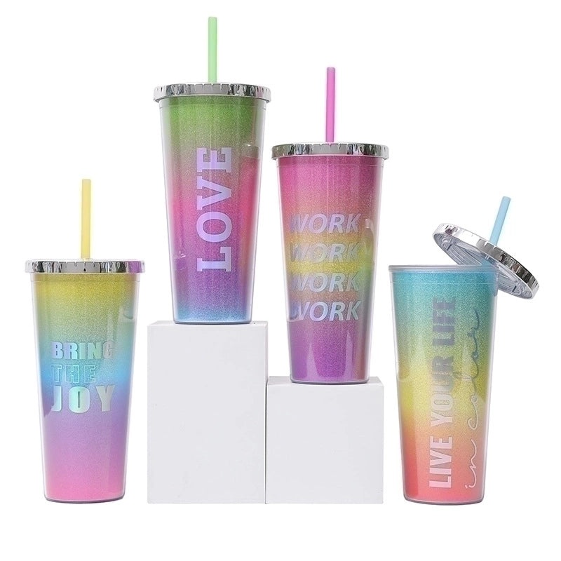 Colorful Alphabet Water Bottle ABS Material 1 Piece | Drinkware & Bottles