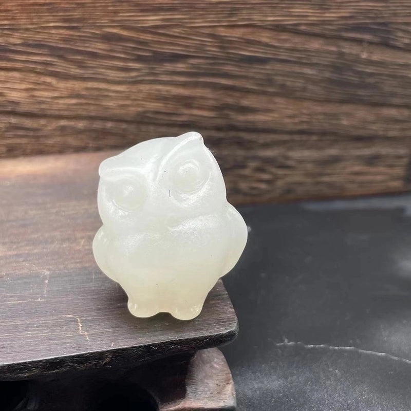 Vintage Style Owl Natural Stone Ornament for Home Decor|Home Decor & Accessories