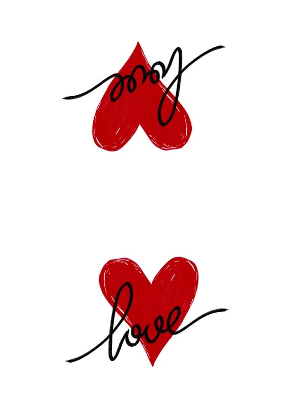 Adult Microfiber Kitchen Utensil Cleaning Cloth Heart Letter Design