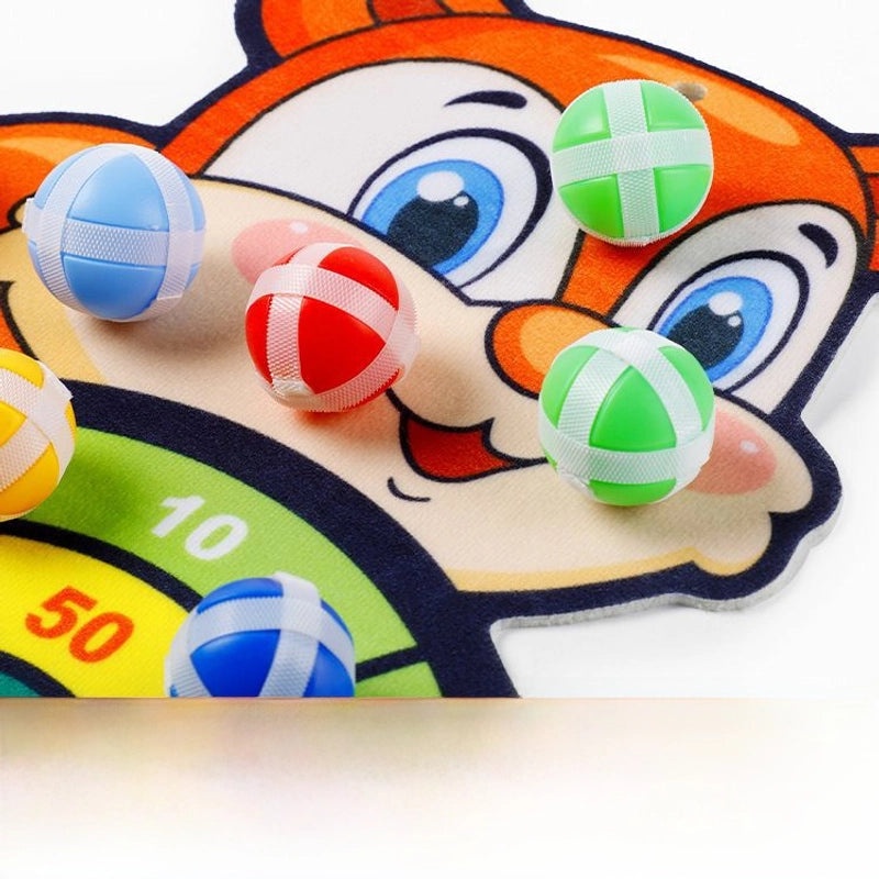 亲子互动儿童飞镖球射击玩具 粘球丢球靶 室内户外益智玩具|儿童玩具