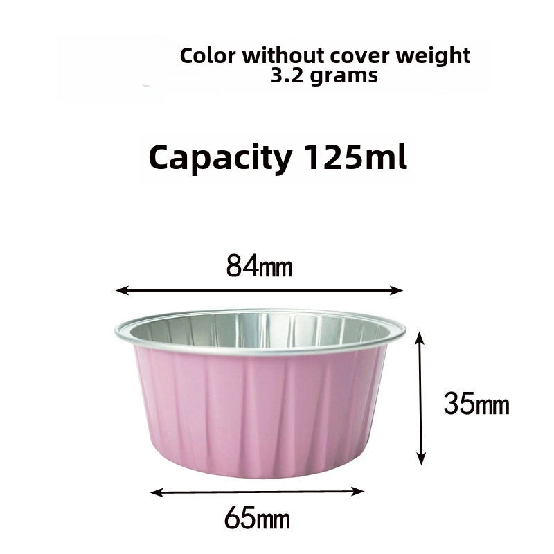 Aluminum Foil Baking Cups for Air Fryer Pudding Cake Molds Round Disposable Cake Bowls|Bakeware & Cooking Accessories
