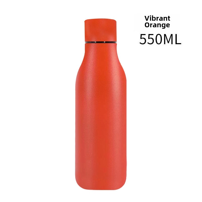 Stainless Steel Vacuum Coke Bottle Double Layer 304 Large Capacity Sports Water Cup|户外运动水杯