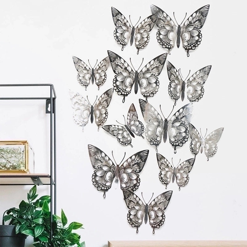 Elegant Iridescent Butterfly Wall Decal for Home Decor|Wall Stickers