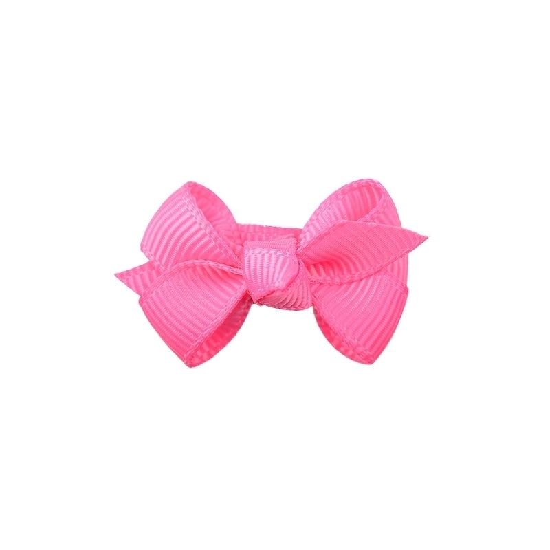 Classic Solid Color Baby Bow Hair Clips Set|Baby Accessories