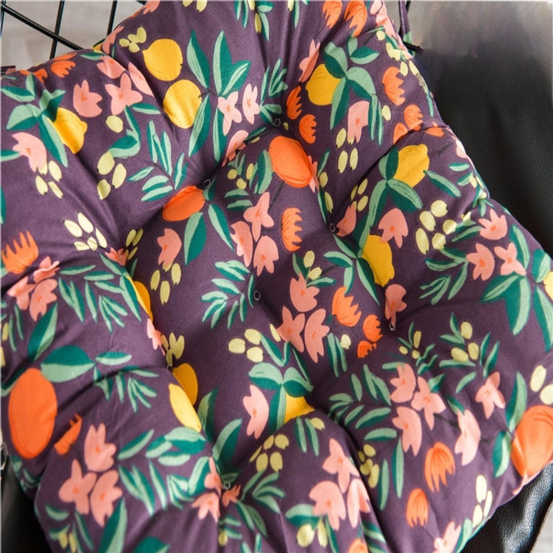 Printed Thickened Chair Cushion for Office, Dining, Student Seats | Home & Office Seating Accessories