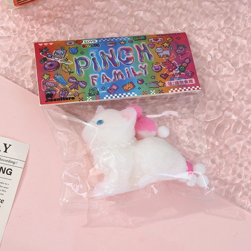 Bear and Cat Squishy Toy Set Soft TPR Stress Reliever | Toys & Games