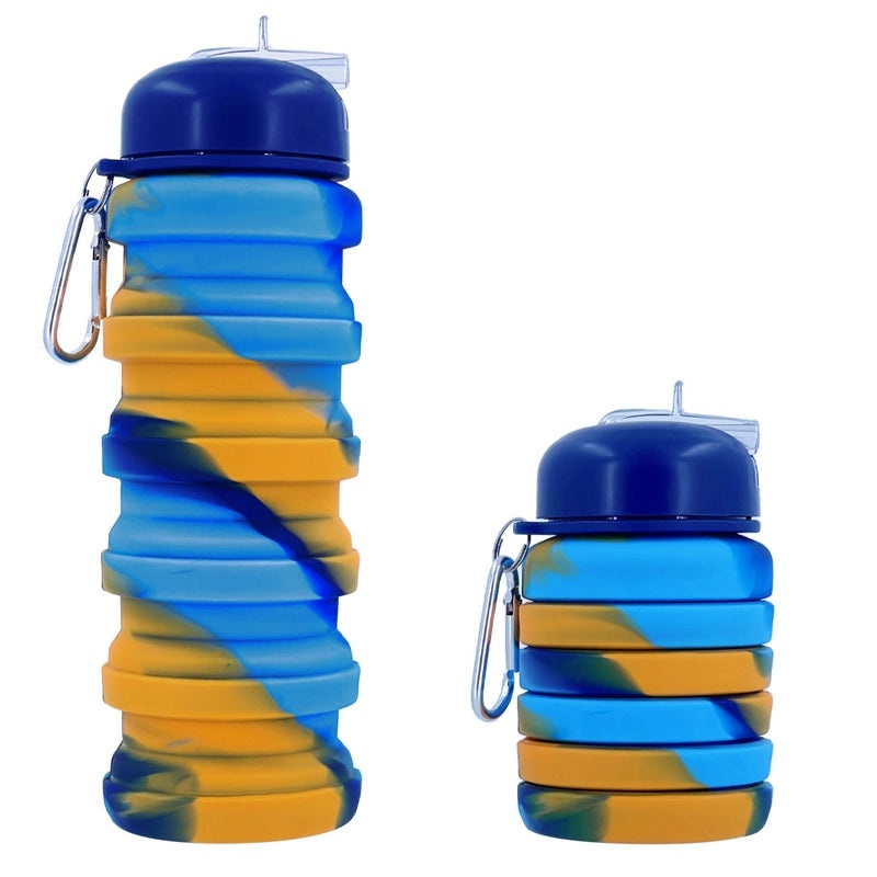 Tie Dye Silica Gel Water Bottle Casual Style | Drinkware & Water Bottles