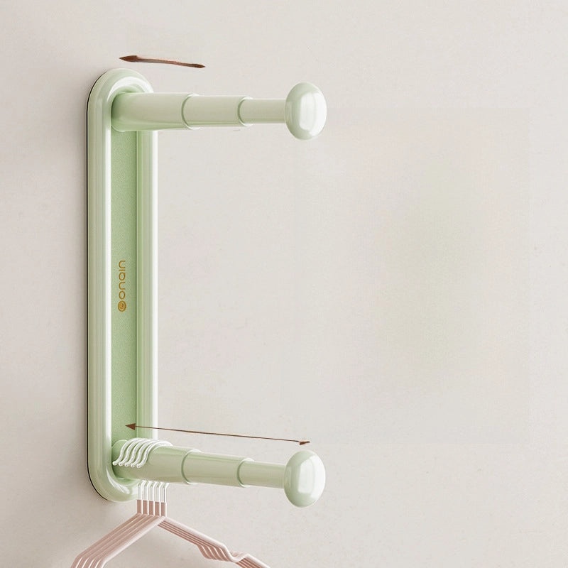 Wall-Mounted Hanger Rack Punch-Free Space Saver Organizer for Balcony Storage|Home Storage & Organization