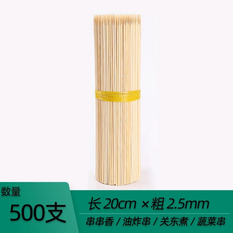 Disposable Bamboo Skewers for BBQ Grilled Meat and Fruits | Kitchen & Dining Accessories