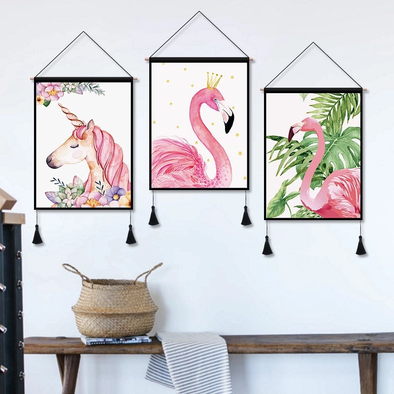 Minimalist Animal Cloth Wall Art | Home Decor