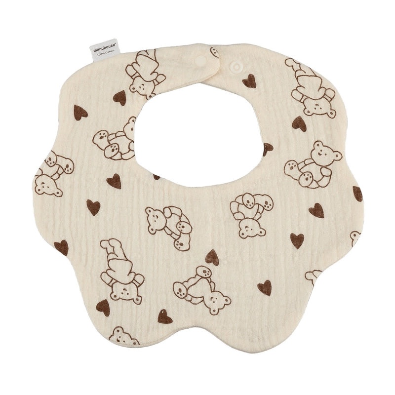 Adorable Animal Cherry Blossom Cotton Baby Burp Cloths Soft Infant Accessories|Baby Essentials