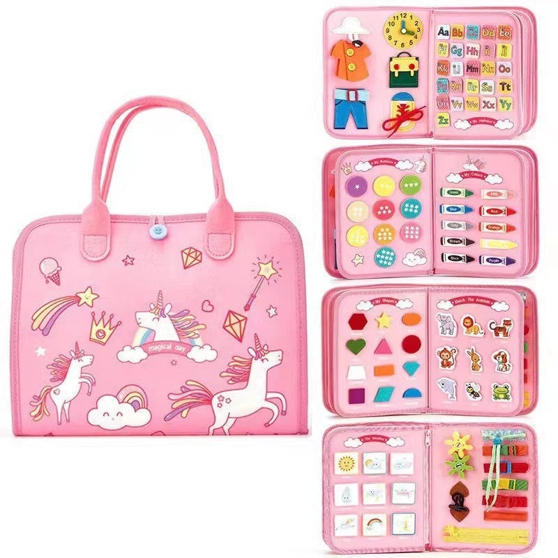 Soft Animal Felt Book for Toddlers 3-6 Years|Educational Baby Toys