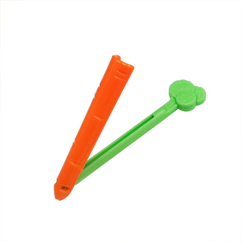 Minimalist Solid Color Plastic Bag Sealing Clip Single Piece | Kitchen Storage Accessories