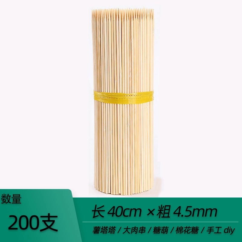 Disposable Bamboo Skewers for BBQ Grilled Meat and Fruits | Kitchen & Dining Accessories