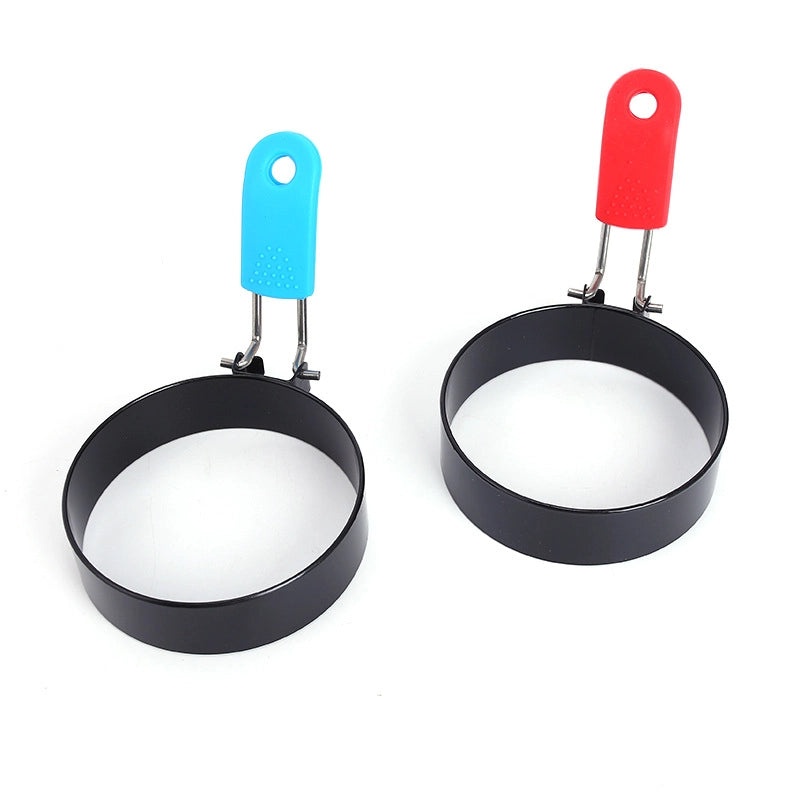 Stainless Steel Egg Mold Set Round and Heart Shapes for Fried Eggs Omelets Rice Balls DIY Kitchen Tool|Kitchen Gadgets