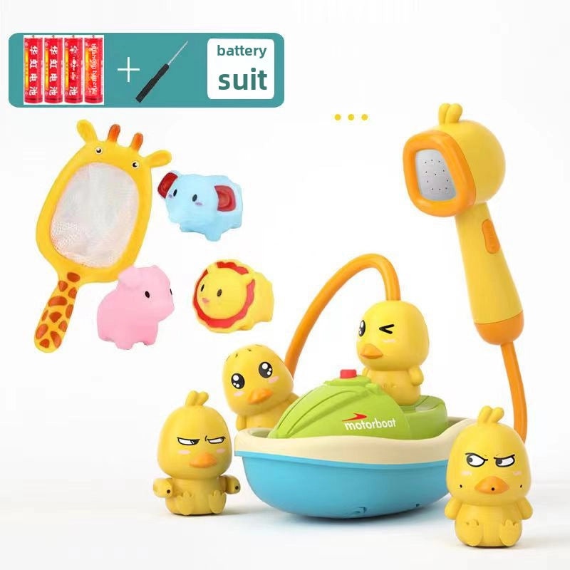 Electric Yellow Duck Bath Toy for Kids | Baby Bath Toys
