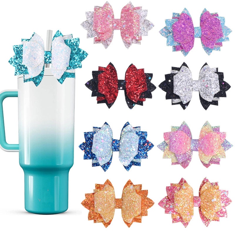 PU Leather Bow Knot Elastic Band | Hair Accessories