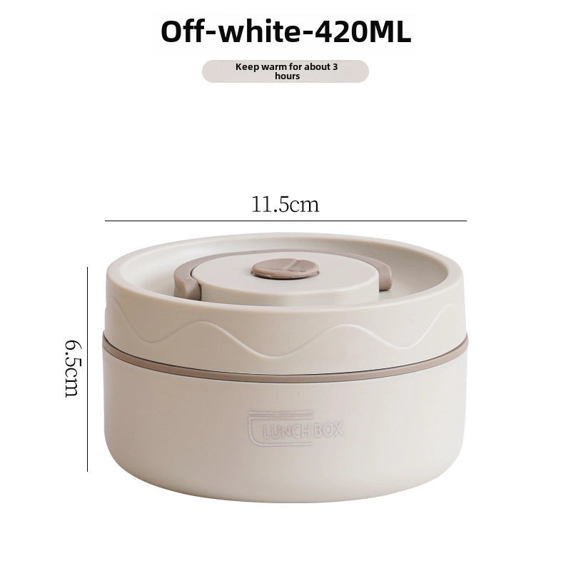 304 Stainless Steel Double-layer Insulated Lunch Box with Lid Portable Sealed Multi-compartment Food Container|Lunch Boxes & Containers