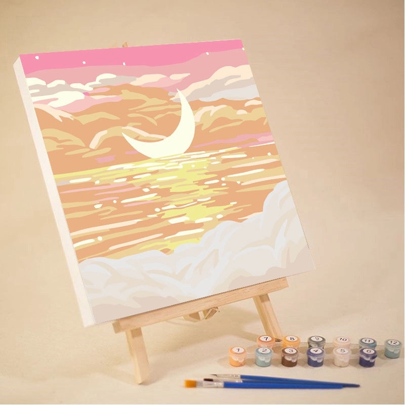 10-12 Color High Quality Pigment Set for DIY Digital Oil Painting Landscape | Painting Supplies