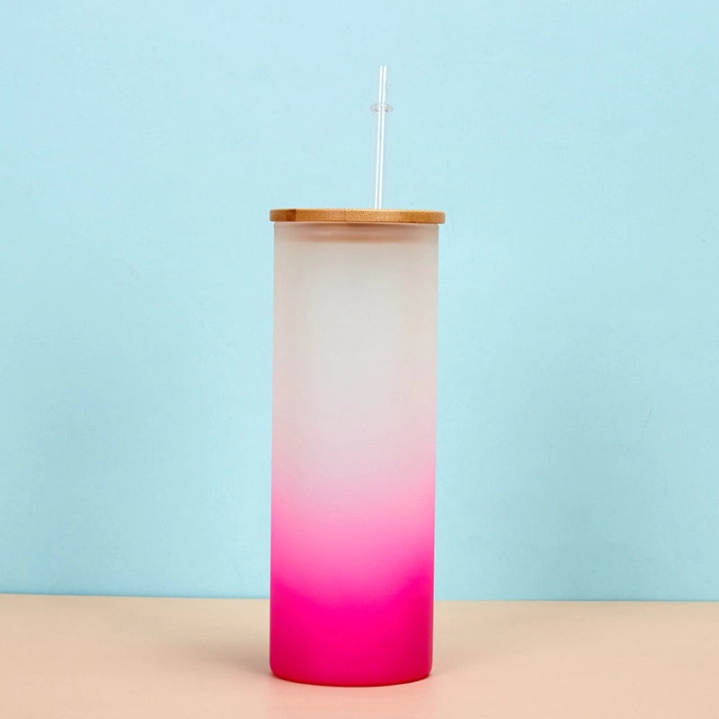 Mason Cup with Bamboo Lid and Straw|Outdoor Drinkware