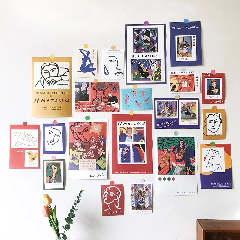 Vintage Style Oil Painting Landscape Paper Wall Decal | Home Decor