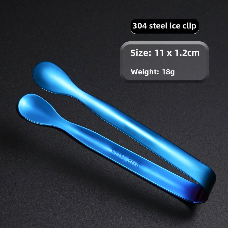304 Stainless Steel Ice Tongs Thickened Metal Sugar Clip for Ice Blocks and Ice Grains|Kitchen Utensils & Tools