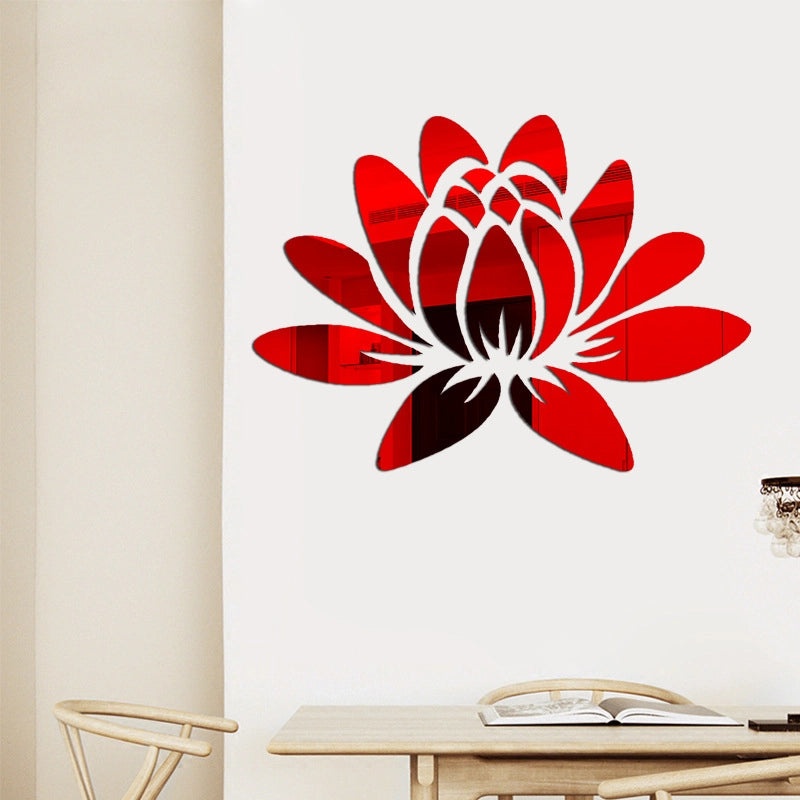 Pastoral Floral Acrylic Wall Decal 35x25cm|Home Decor Wall Art