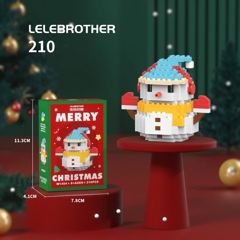 Christmas Tree Building Blocks Set Compatible with Small Particles | Kids Christmas Toys & Building Sets