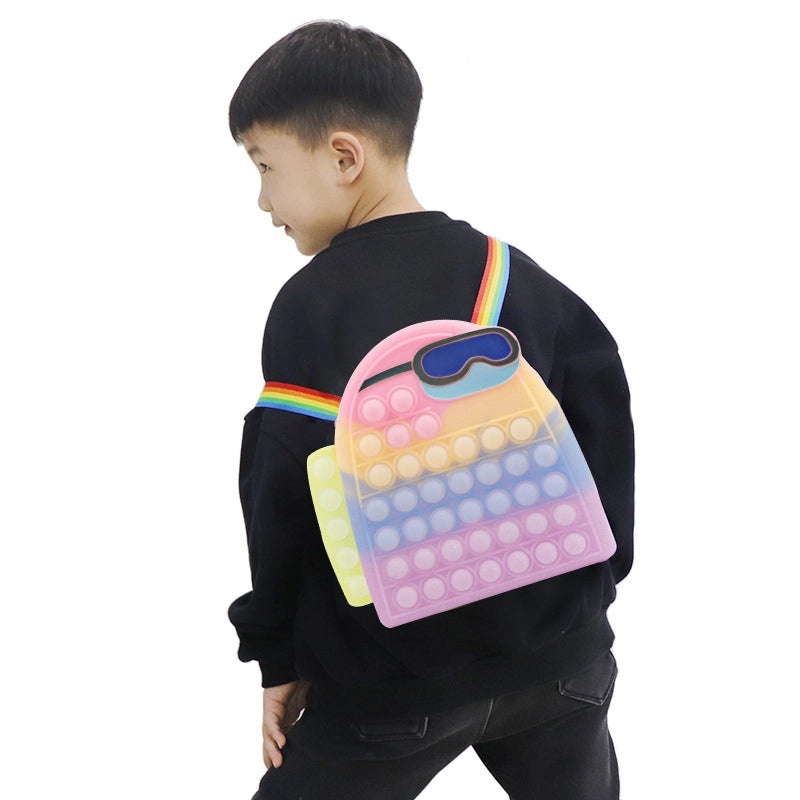 Toddler Fidget Toys Ages 3-6|Color Block Silicone Sensory Toys for Kids|Preschool Stress Relief Toys|Sensory Play Accessories|Baby Toys|Toddlers 