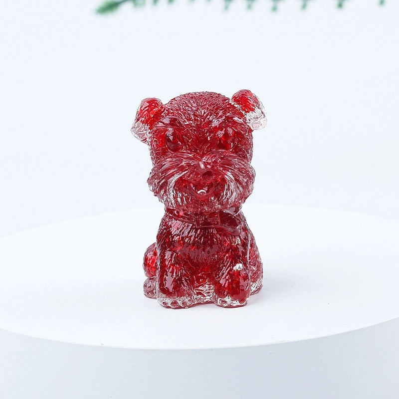 Adorable Dog Shaped Crystal Figurines for Home Decor|Decorative Figurines
