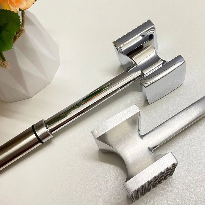 Minimalist Solid Color Aluminium Meat Tenderizer Tool | Kitchen Tools & Gadgets