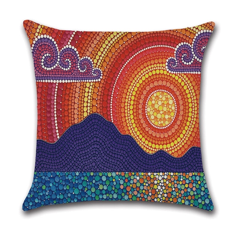 Minimalist Printed Linen Pillow Covers for Couch and Sofa Decor | Home Decor