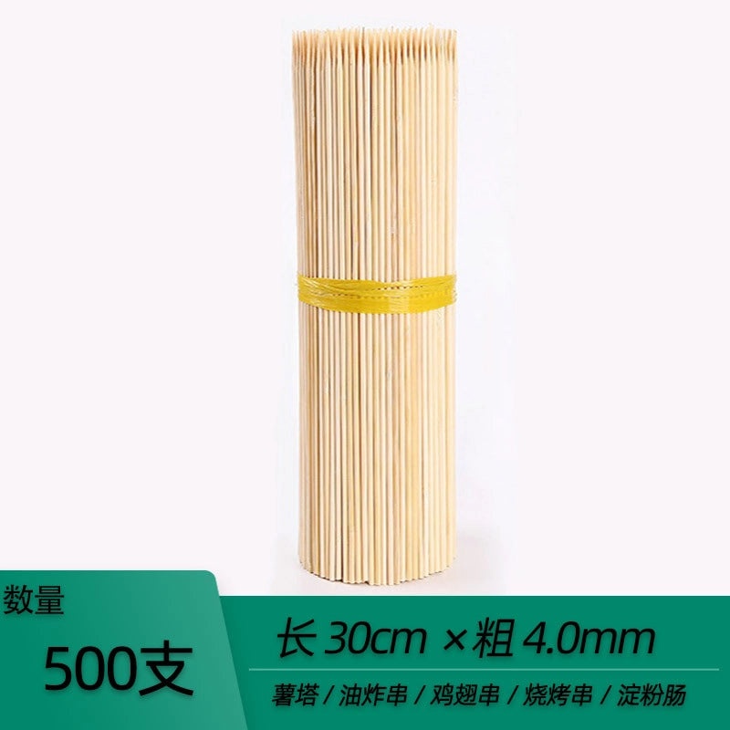 Disposable Bamboo Skewers for BBQ Grilled Meat and Fruits | Kitchen & Dining Accessories