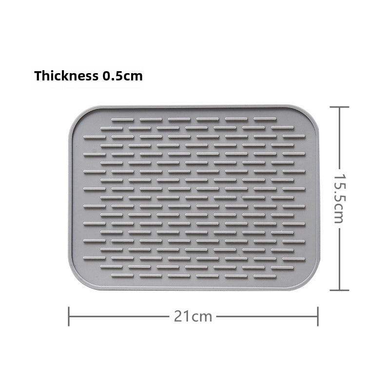 Silicone Heat Insulation Mat Non-Slip Durable Waterproof Coaster Plate Bowl Mat for Dining Table | Kitchen Accessories