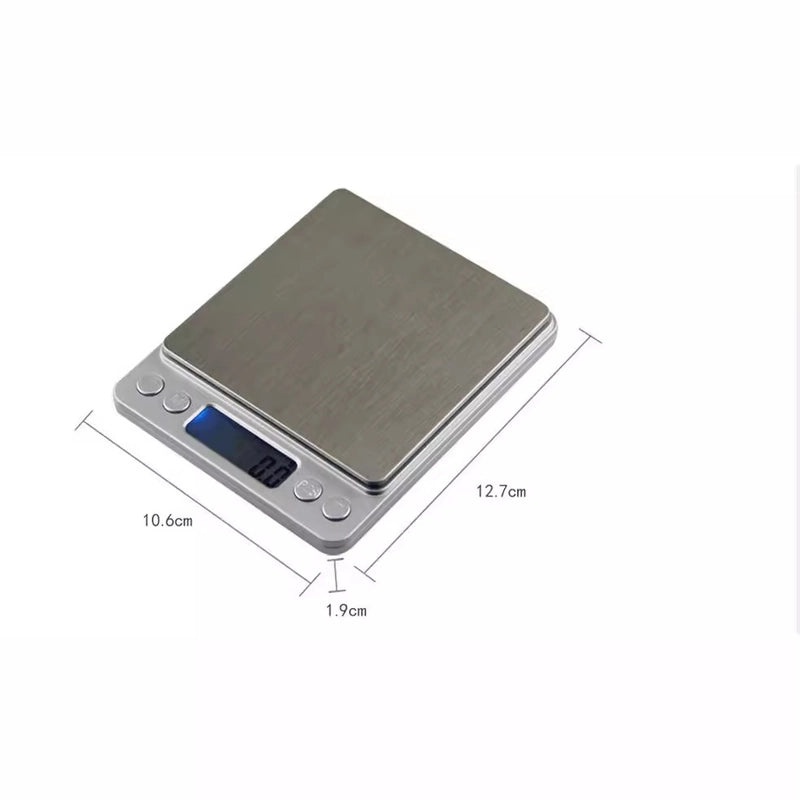 Sleek Solid Color Digital Metal Weight Scale | Home & Kitchen Electronics